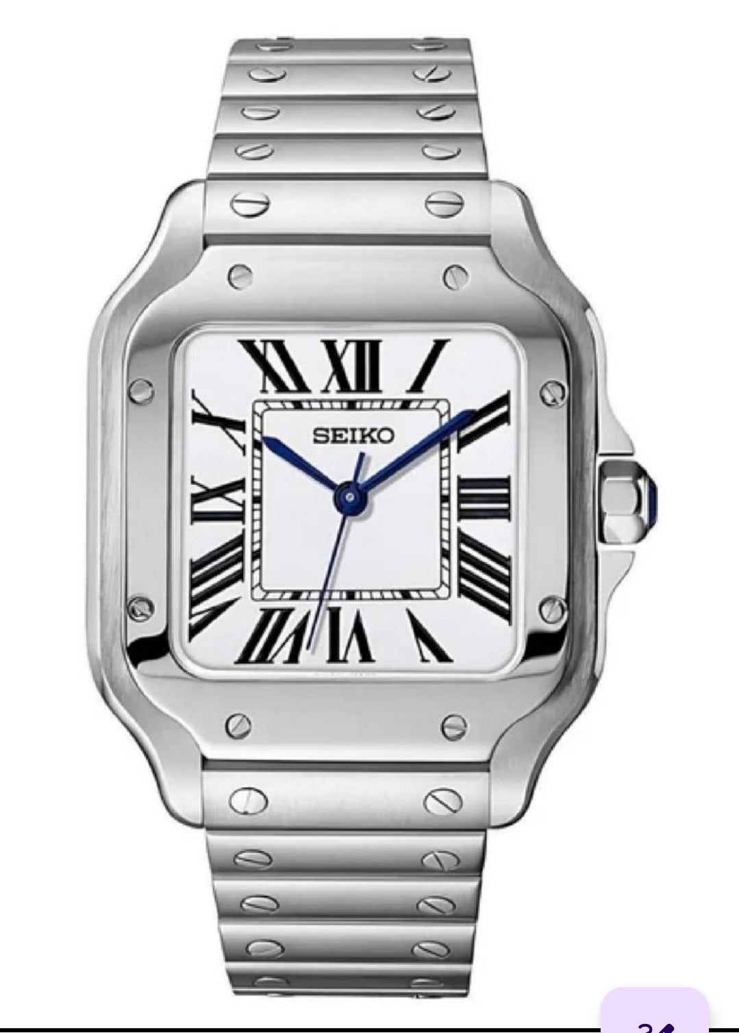 Seiko Santos Mod Classic White