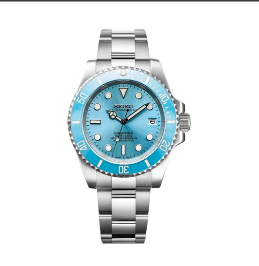 Seiko Mod Tiffany Blue