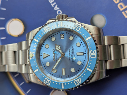 Seiko mod Tiffany blue