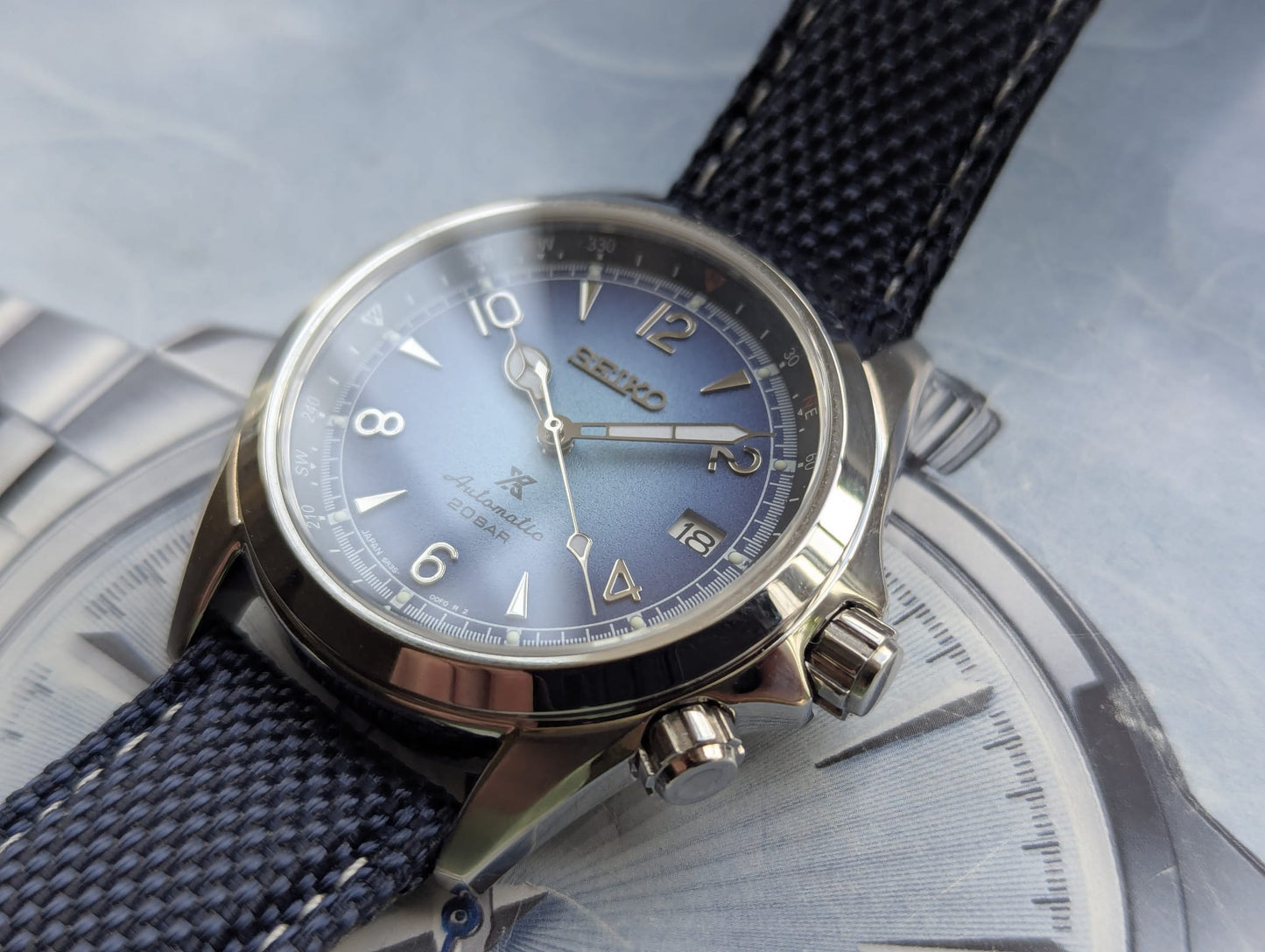 Seiko Alpinist mod no cyclops
