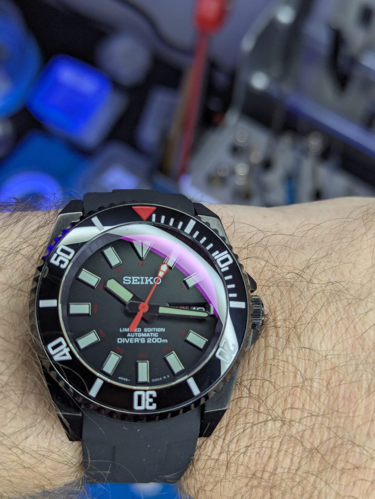 Seiko mod Bloodmoon