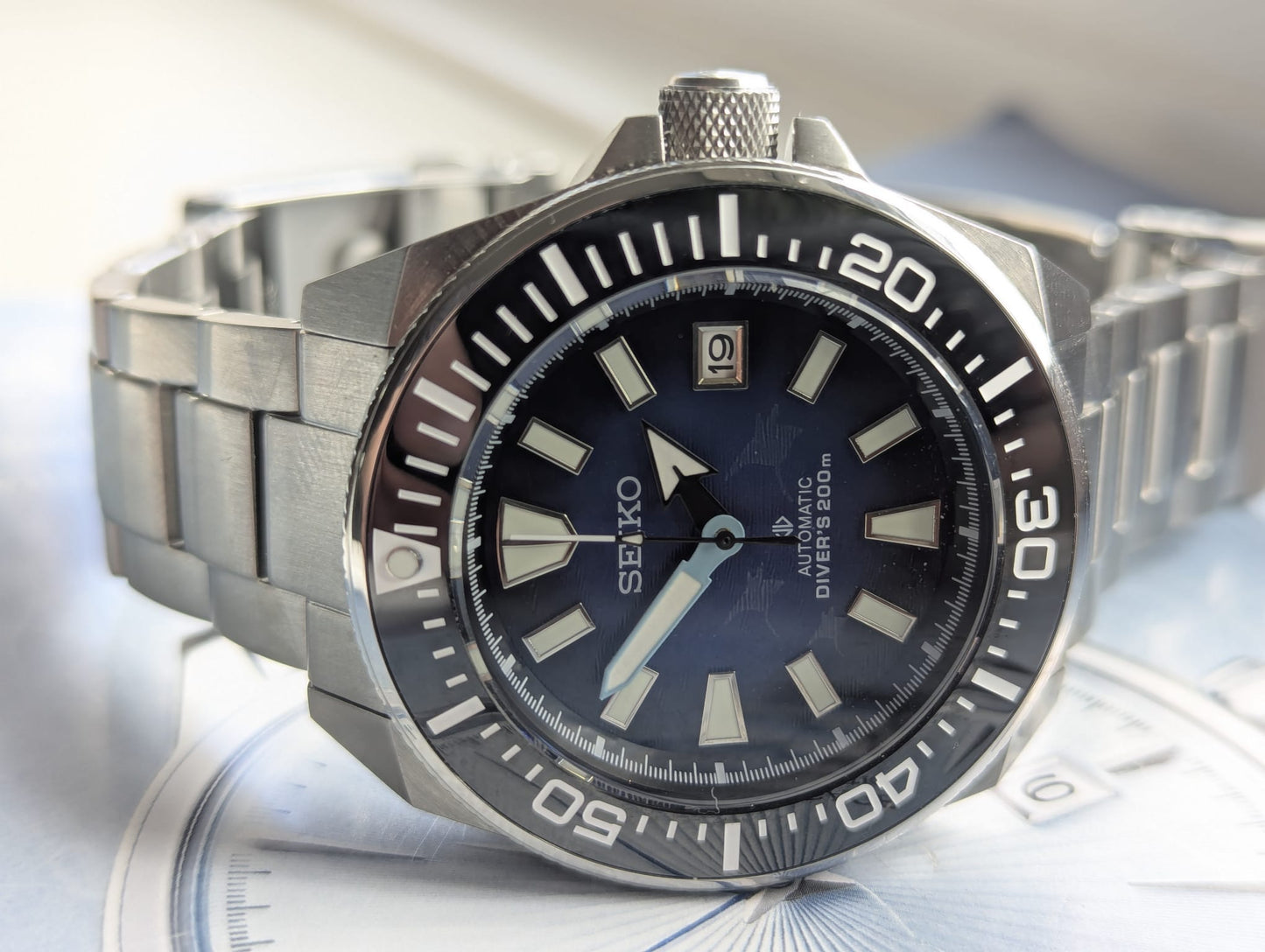 Bespoke custom made Samurai King "Save the ocean "