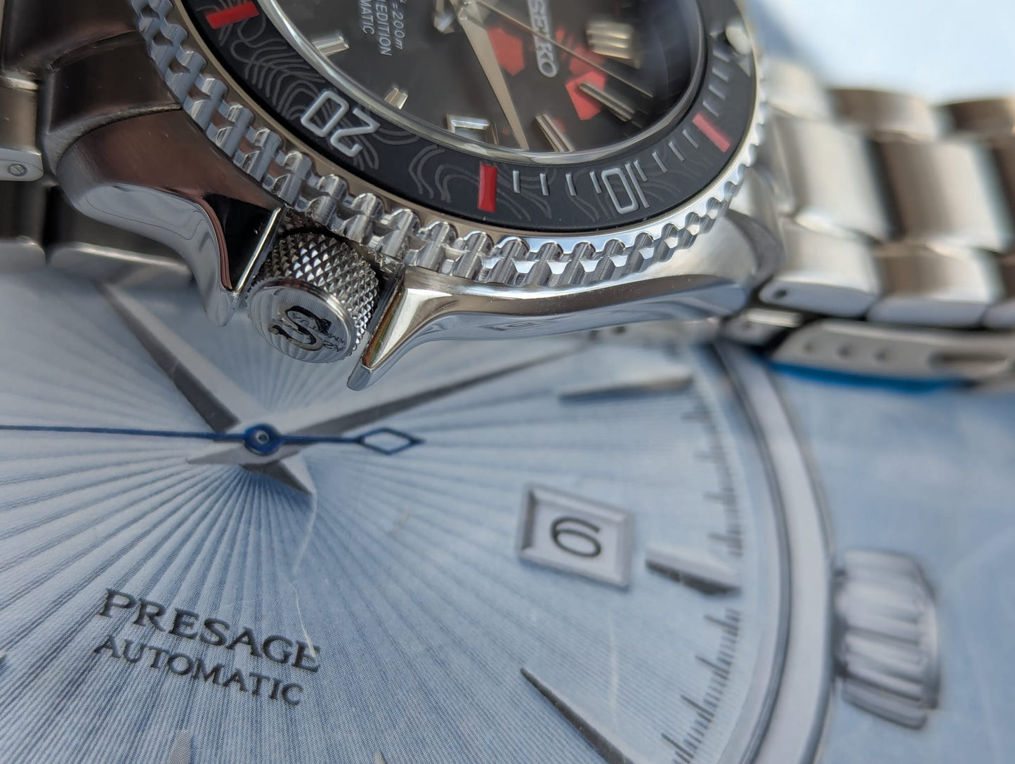Bespoke custom made Seiko Carbon edition