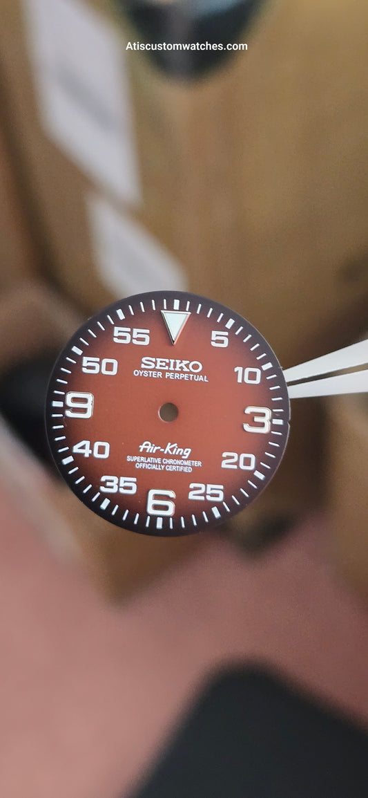 Coffee Air king Seiko dial