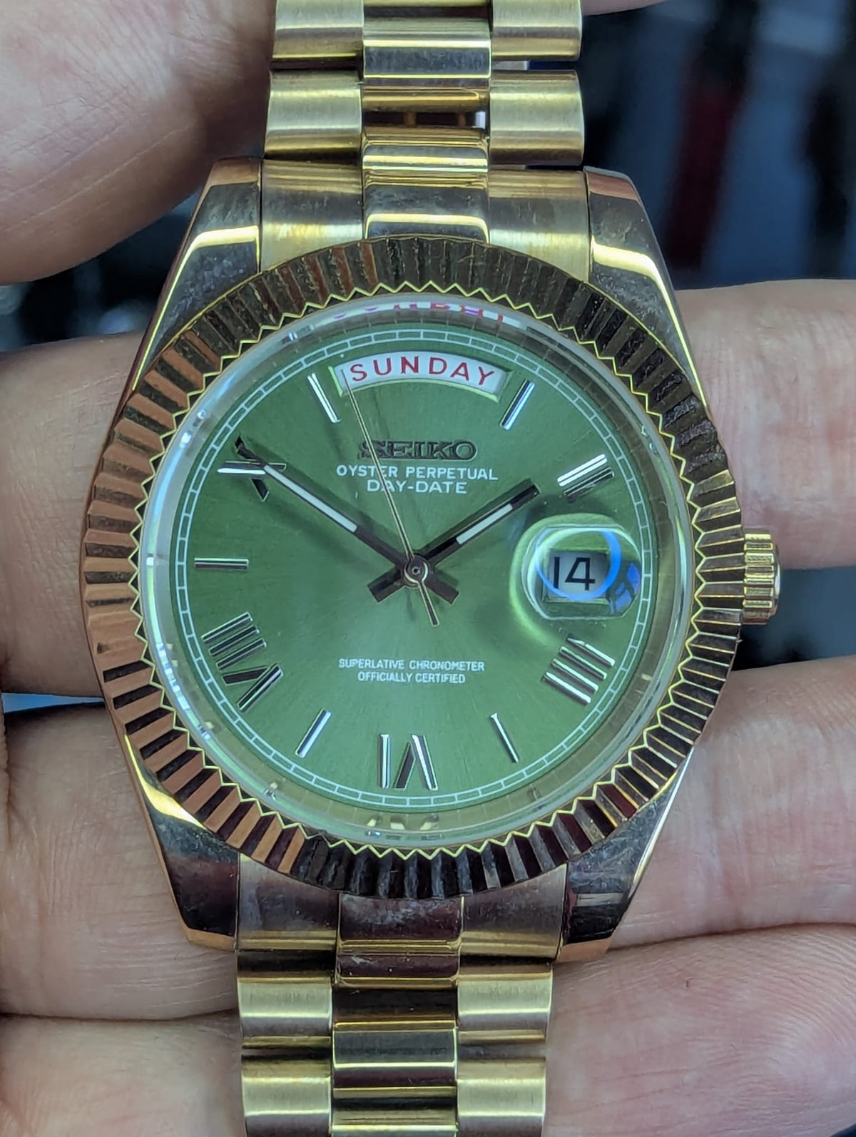 Seiko mod daydate