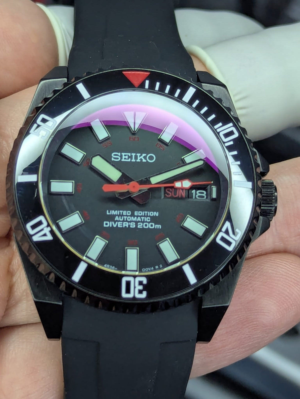 Seiko mod Bloodmoon