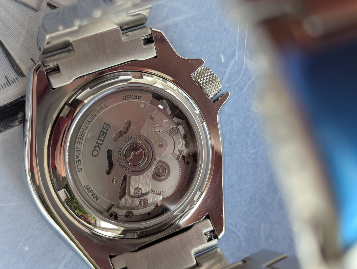 Bespoke custom made Seiko Carbon edition