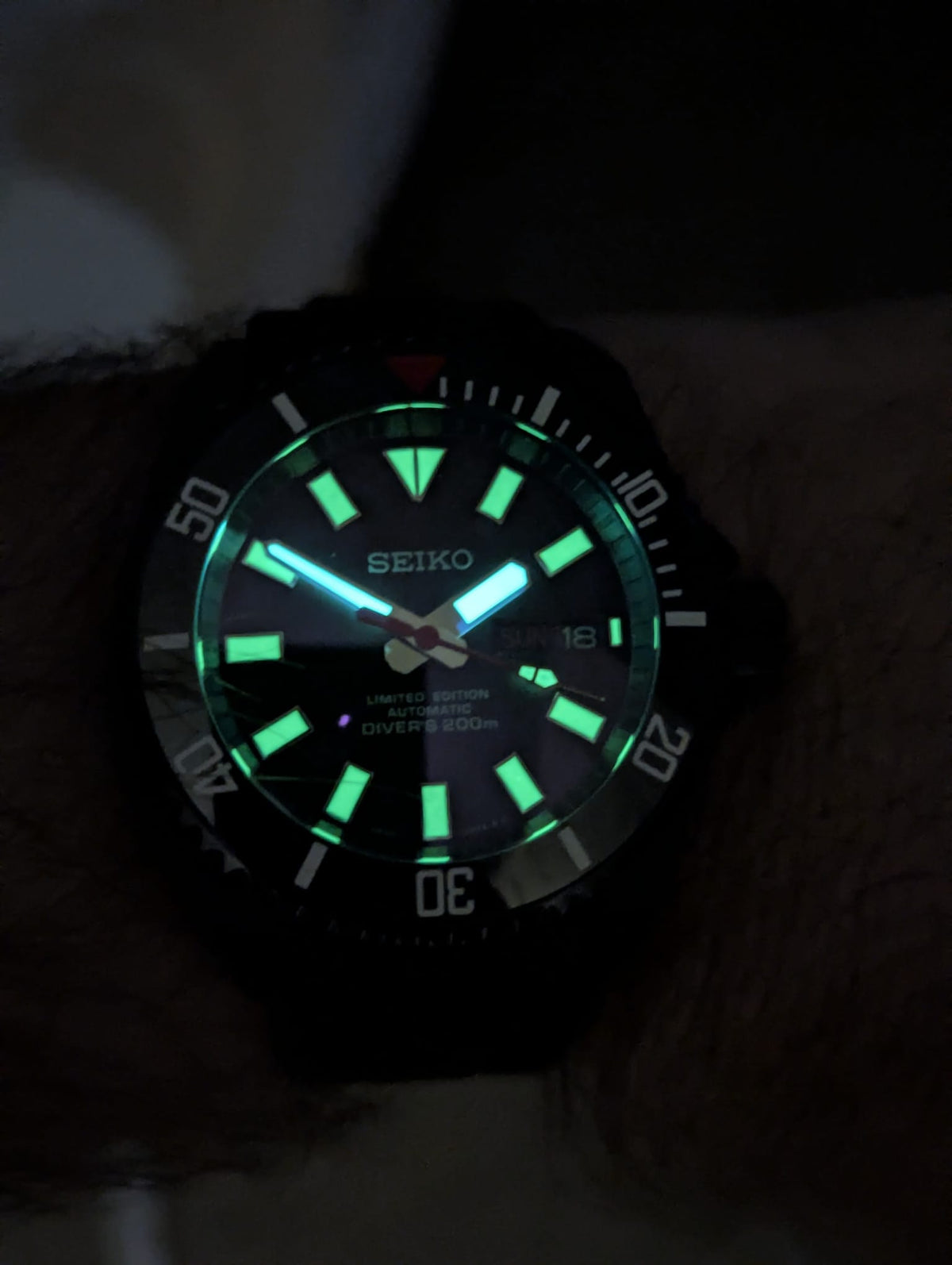 Seiko mod Bloodmoon