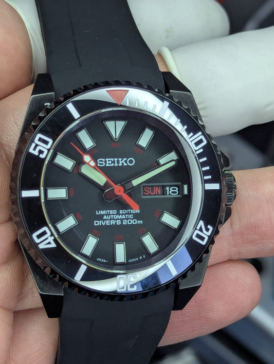 Seiko mod Bloodmoon