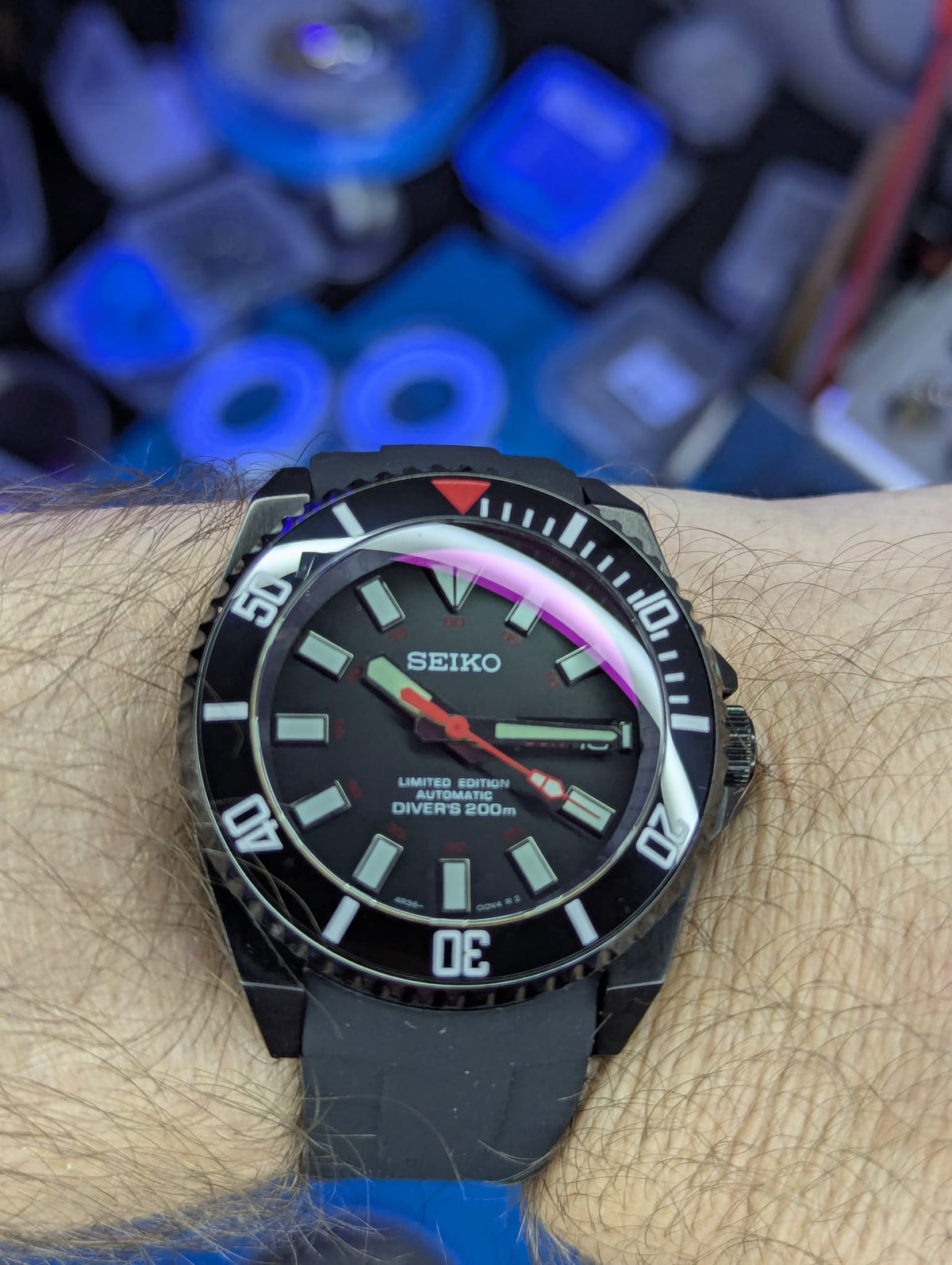 Seiko mod Bloodmoon