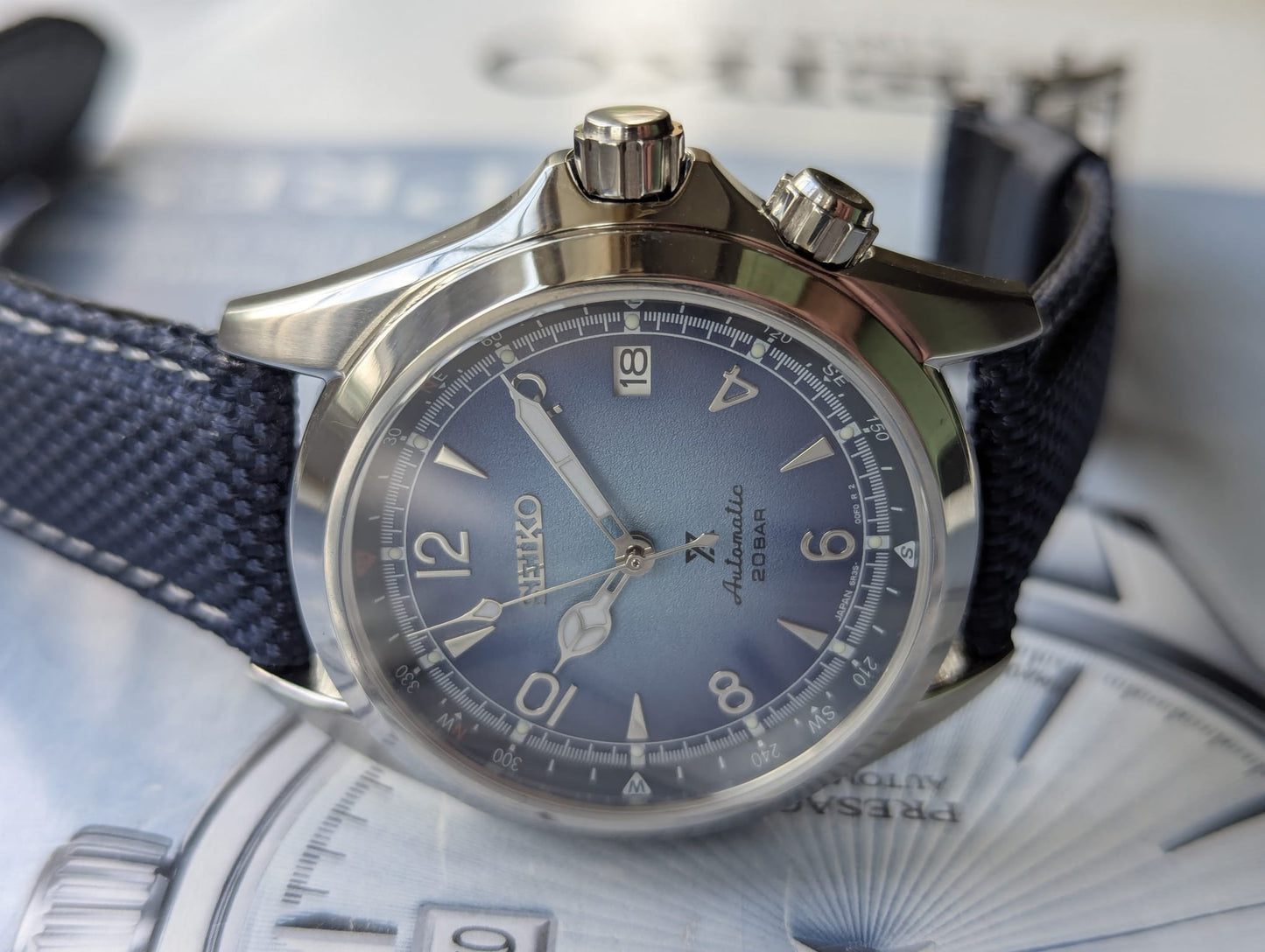 Seiko Alpinist mod no cyclops
