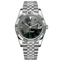 Seiko Mod Datejust "Wimbledon" Watch